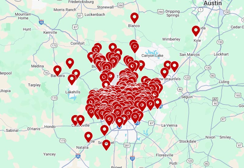 Service Areas
