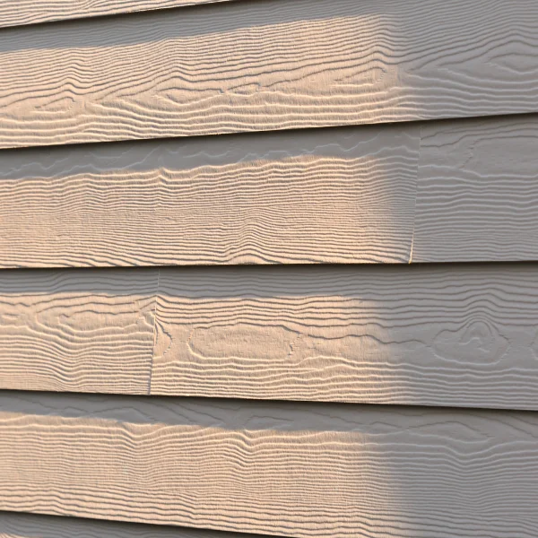 An image showing fiber cement siding installation.