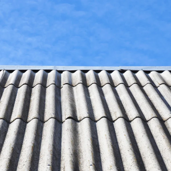 An image showing aluminum roofing: white.