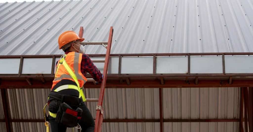 An image showing metal roofing installation in San Antonio_png